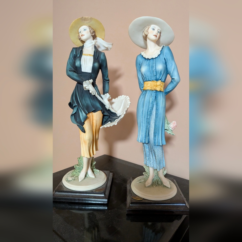 Vintage Giuseppe Armani porcelain ladies
